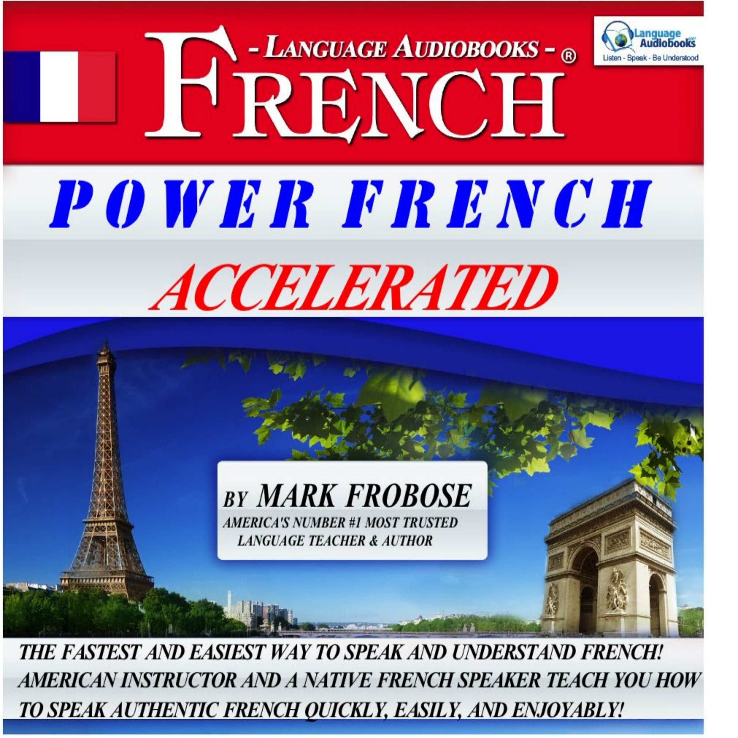 Cover art for Power French Accelerated/8 One-Hour Audio Lessons/Complete Written Listening Guide/Tapescript