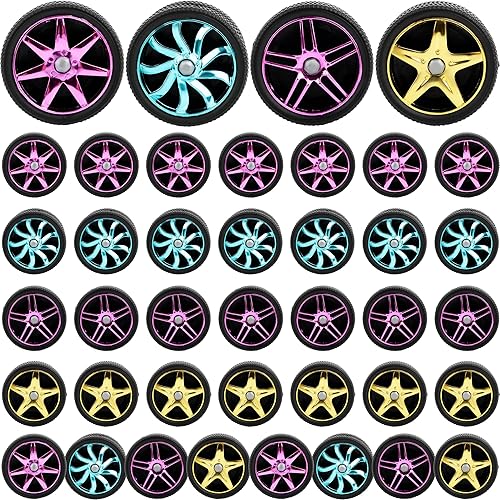 Miniatura 1 de 40 piezas de juguetes Yoyos de plástico con ruedas en varios colores para principiantes, adultos, adolescentes, cumpleaños, carreras, fiestas,