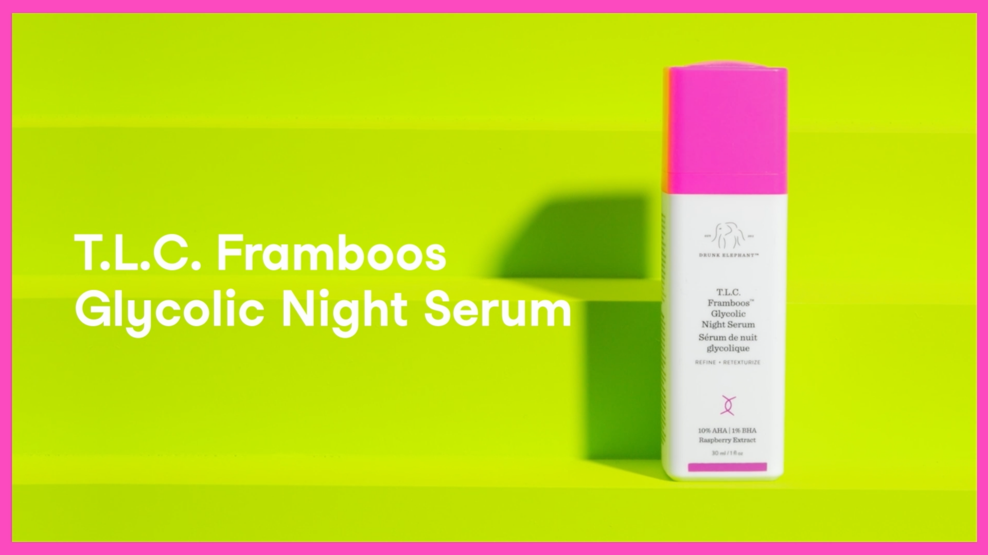Amazon.com: T.L.C. Framboos Glycolic Night Serum by Drunk Elephant