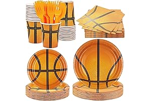 Durony 144-Piece Phoenix Suns Birthday Decorations