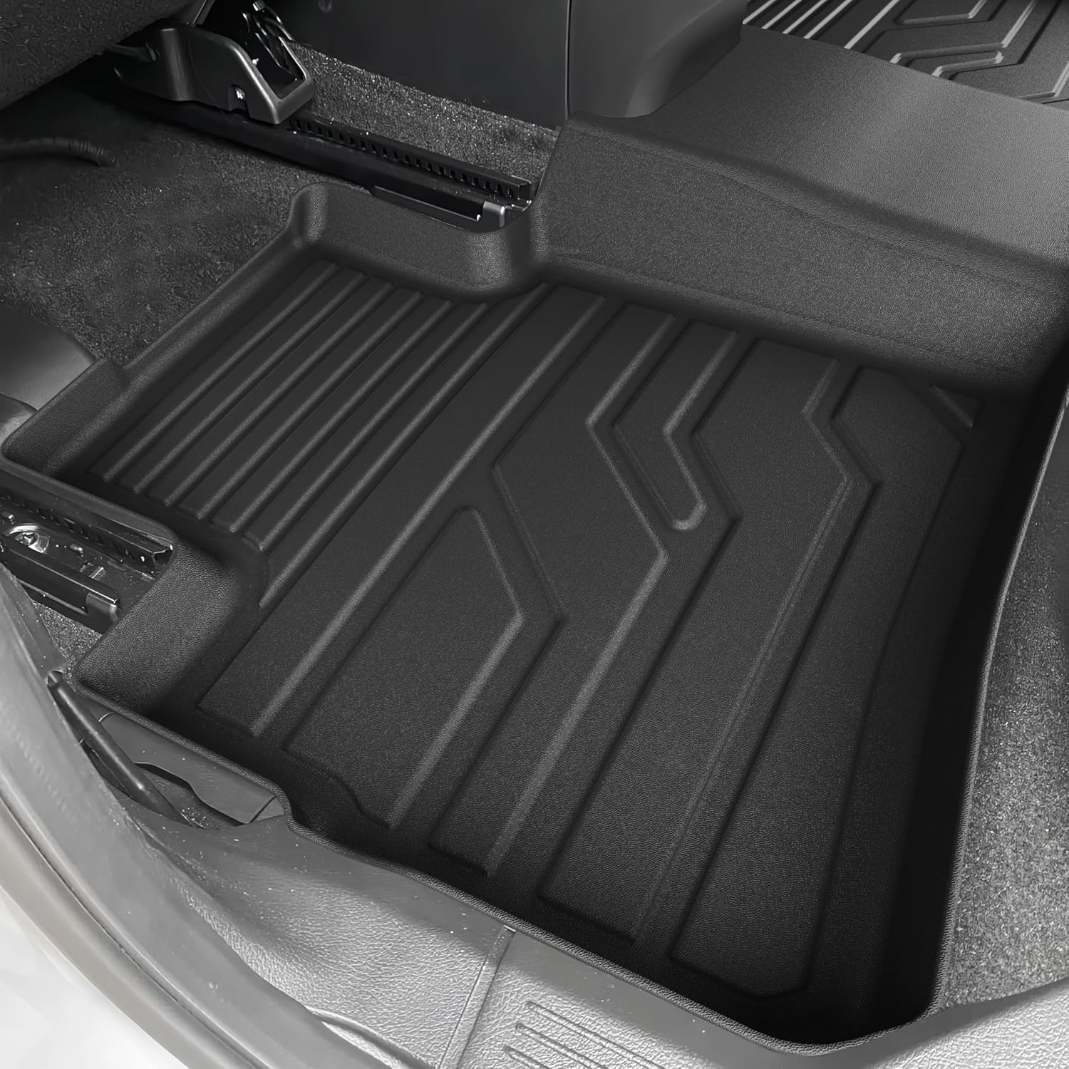 KARPAL Floor Mats for Nissan Rogue 2021-2025 2026 (Not for Sport), TPE Rubber All Weather Protection Floor Liners Nissan Rogue Accessories Car Mats, Front & 2nd Row & Cargo Liner
