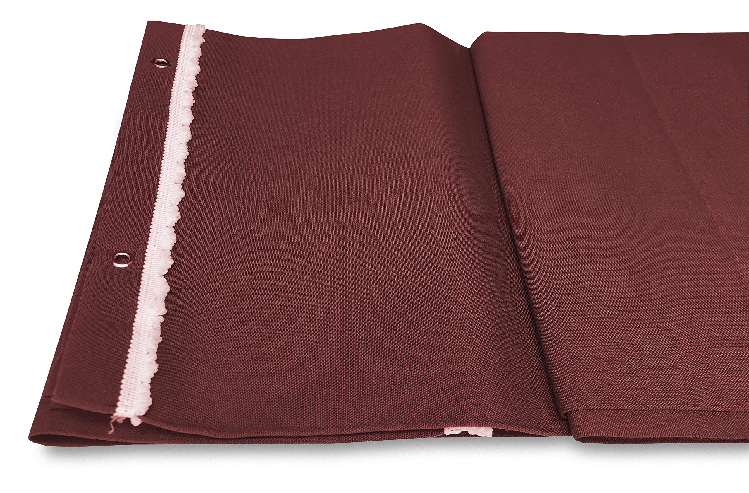 Toldo de exterior para jardín, balcón, color marrón, 2 metros de ancho, 200 x 250 cm