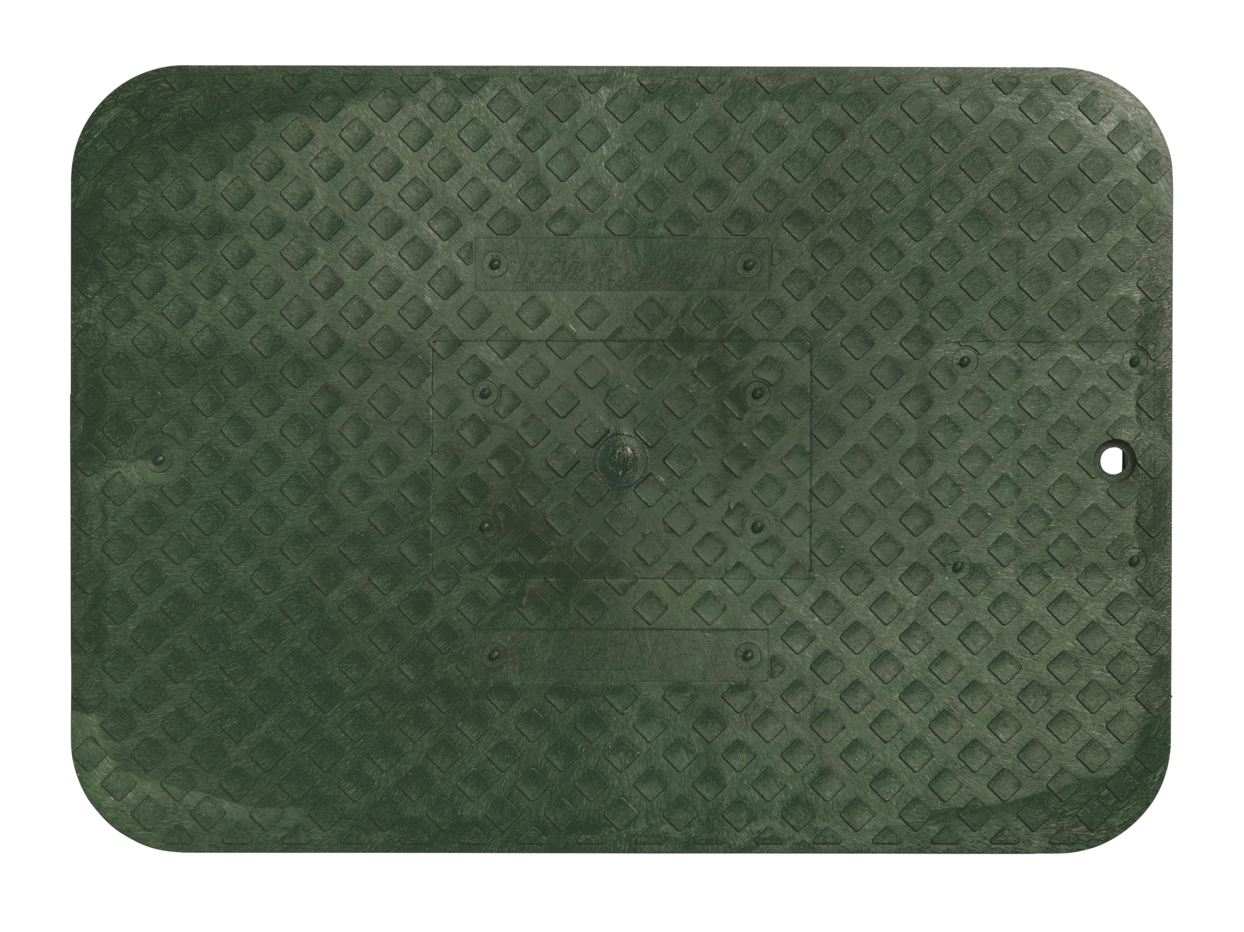 Rain Bird CPVBJMB Professional Series - Caja de válvula de aspersor Rectangular Jumbo de 12 Pulgadas, Color Negro con Tapa Verde, 12 Pulgadas de Alto