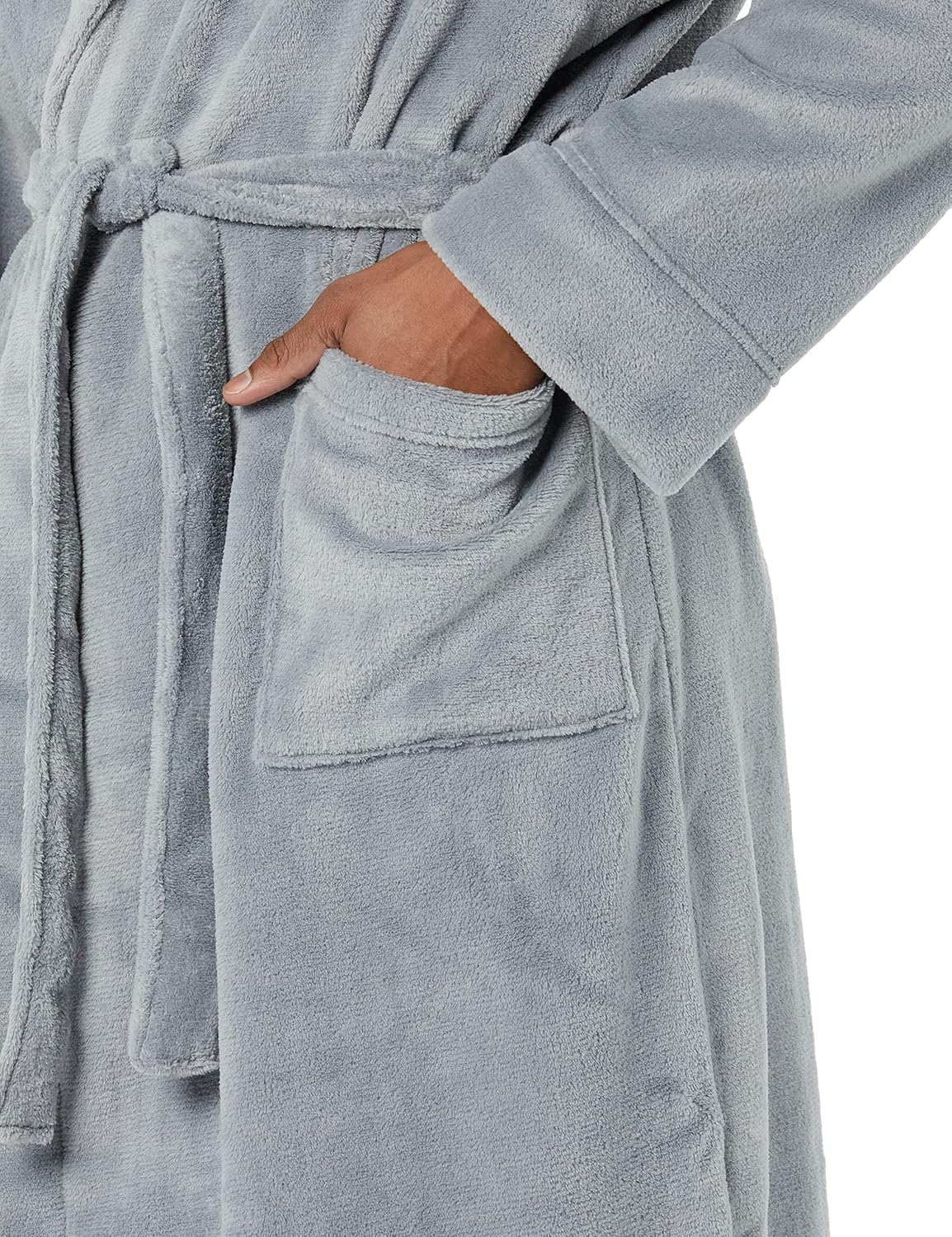 Amazon Essentials Men's Mid-Length Plush Bathrobe - Image 5