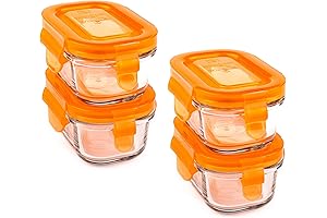 Wean Tubs Weaning Food Glass Containers