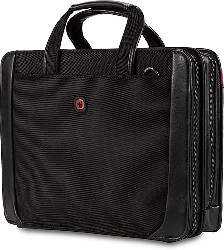 Wenger Luggage Proxy 601675 - Portafolio de presentación con cremallera, color negro, 14 pulgadas