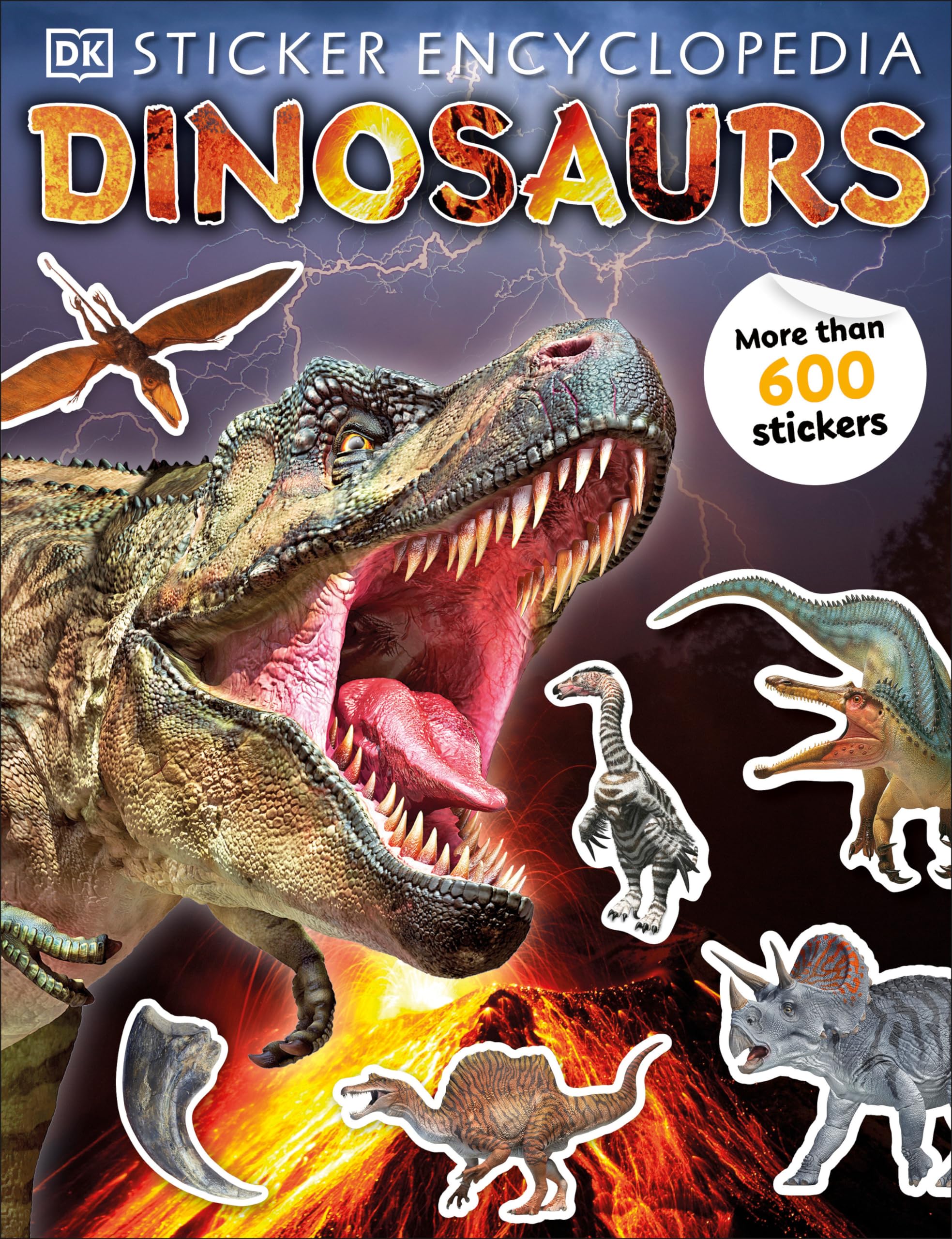 Cover of Sticker Encyclopedia Dinosaurs (Sticker Encyclopedias)