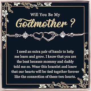 Godmother Gifts. Will You Be My Godmother. Godmother Proposal Idea Gifts. Godmother Jewelry. Mom Gift. Fairy Godmother Auntie, No Gemstone