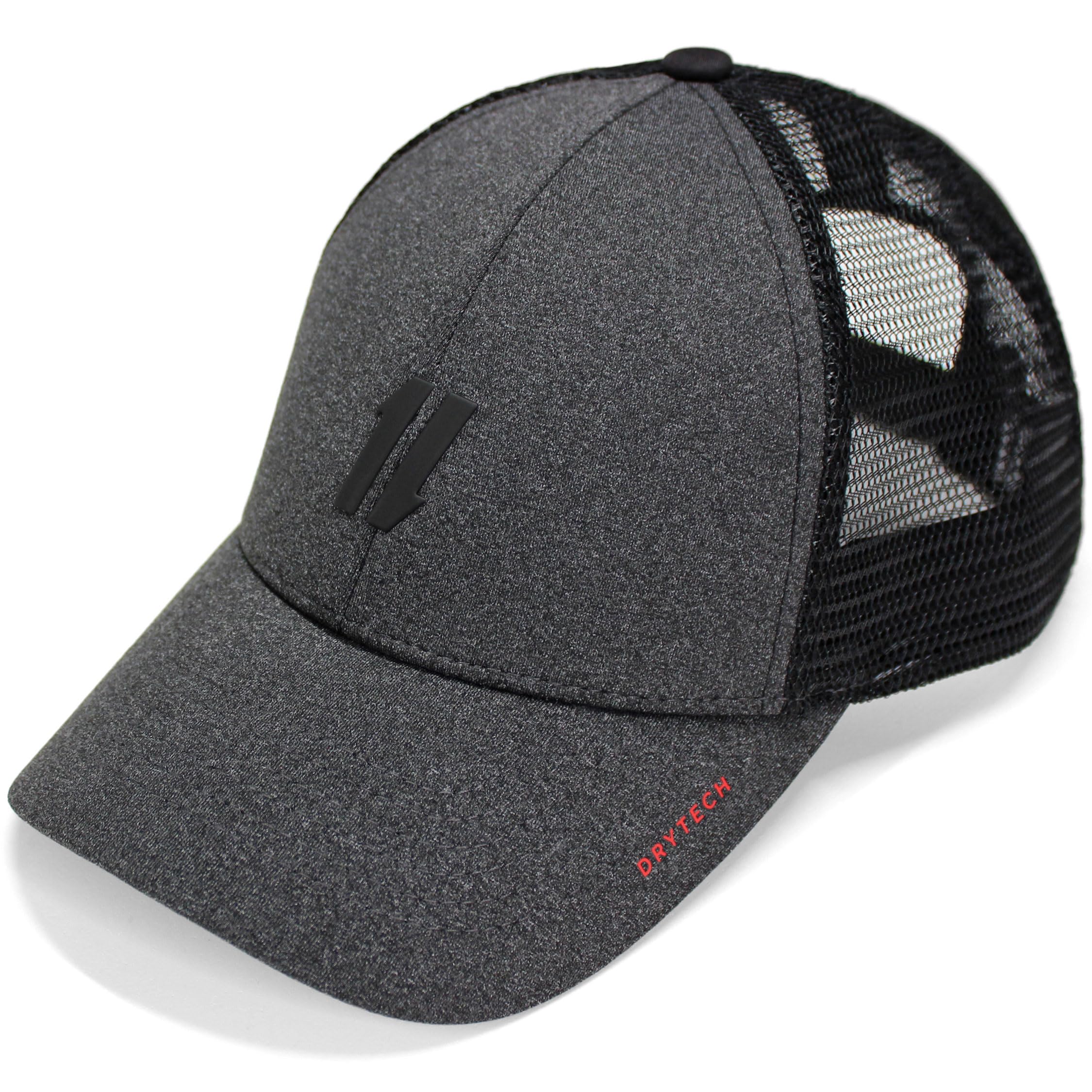 Performance Trucker Hats for Men by King & Fifth | Mens Baseball Hats with Low Profile & Mesh Fabric + Workout Hat