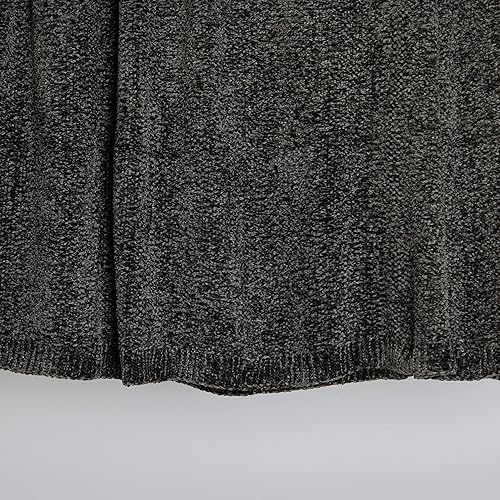 Miniatura 7 de Best Home Fashion Manta de felpilla de lujo súper suave cálida y acogedora manta decorativa de punto para sofá sofá y cama para todas las estaciones