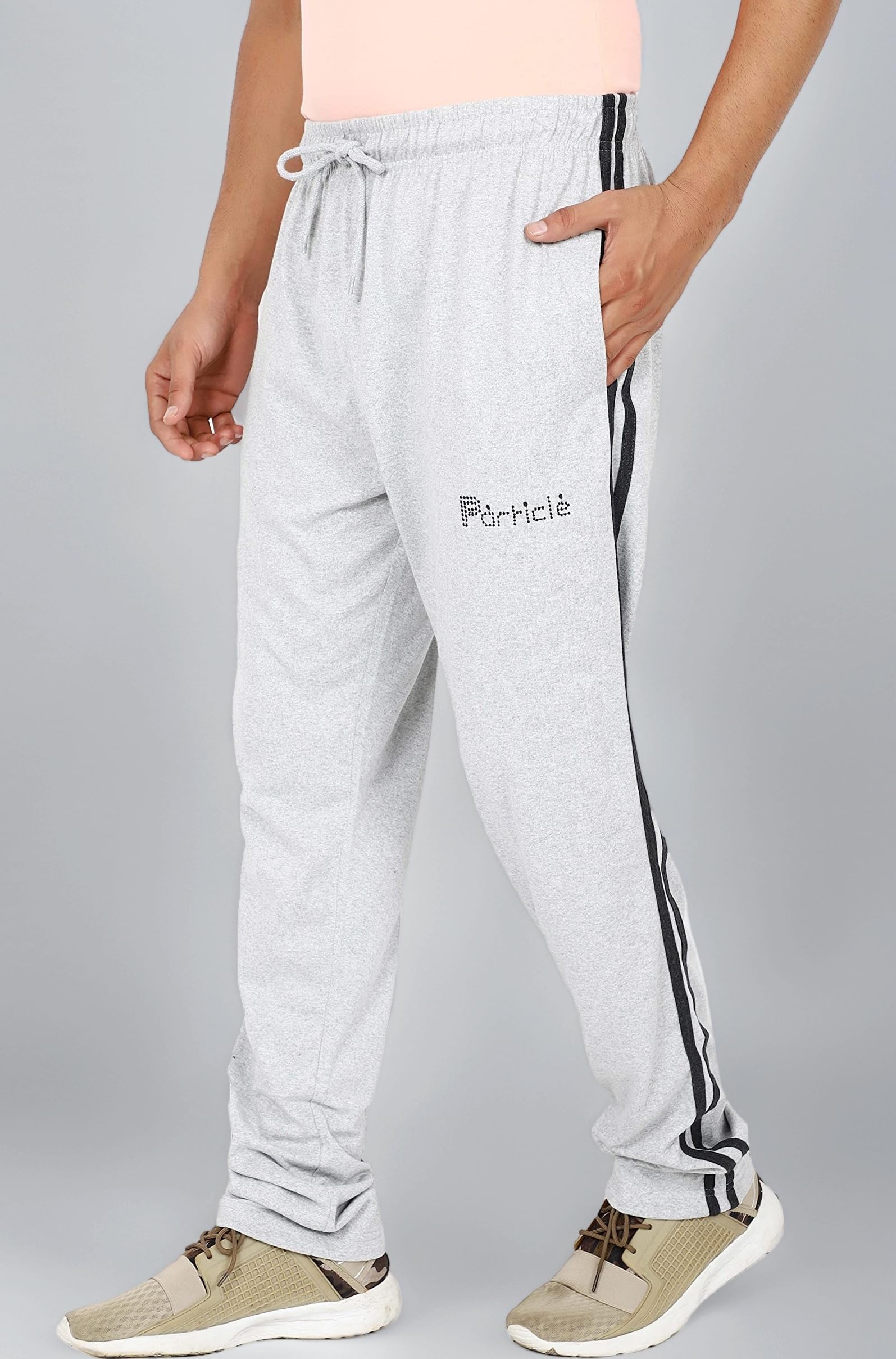 Particle Plus Size Track Pants for Men - Home Wear (Sizes 36 to 54 Inches)