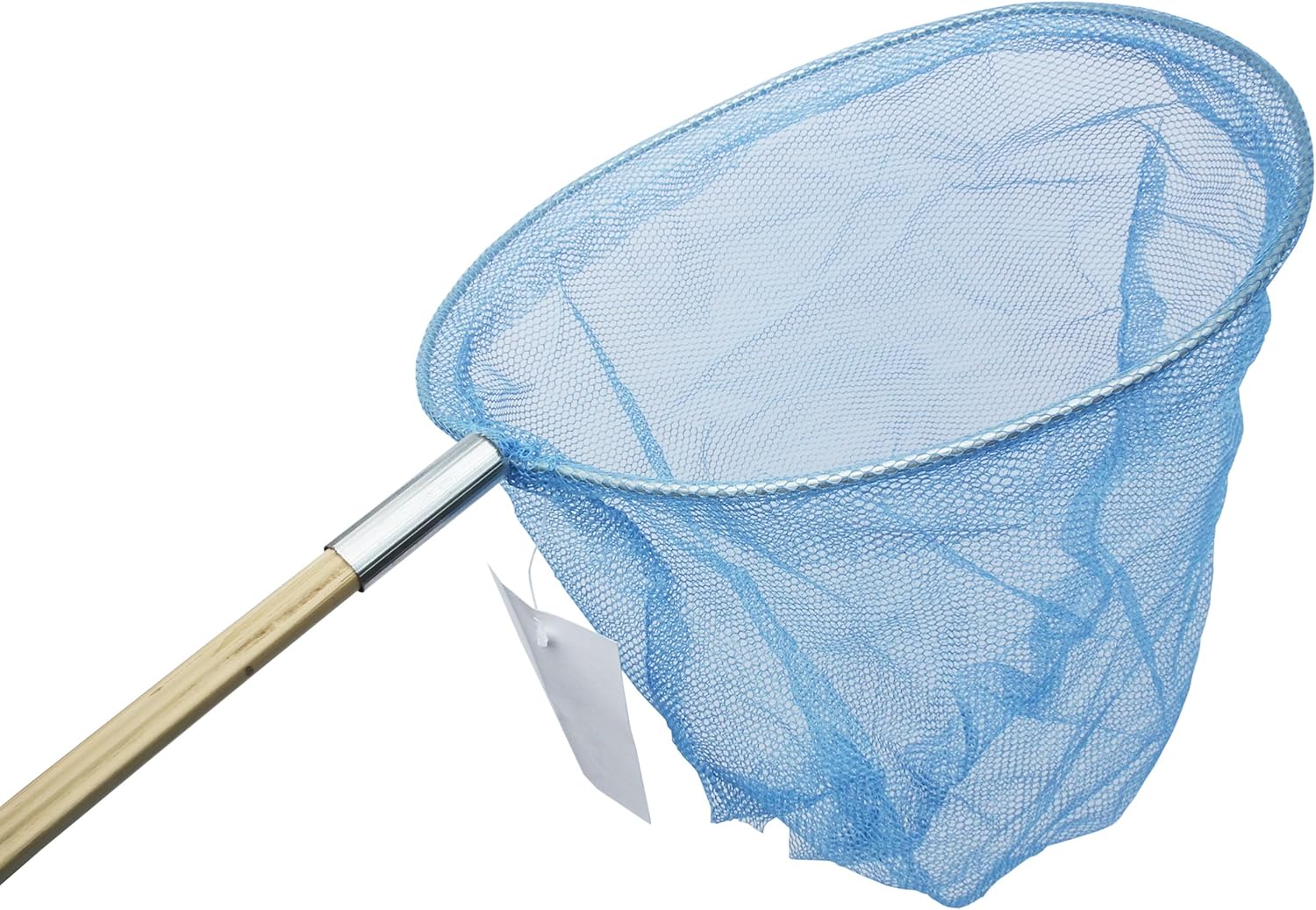 KD & JAY 2x Fishing Landing Net 20cm Scoop Bamboo Handle Pond Sea Lake