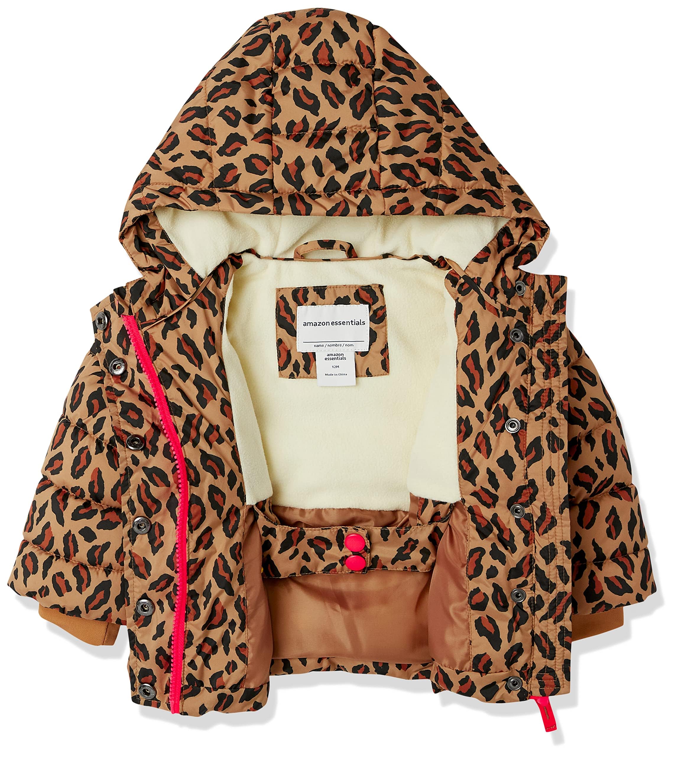 Amazon Essentials Piumino Pesante con Cappuccio Bambine e Ragazze