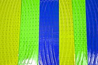 Lightning Bird 48 Bright Reflector Stickers for Sport Bike,Bicycle Wheels-Light Reflective Stick On for Helmet,Car Bumper, Wheel Rim Stickers - coolthings.us