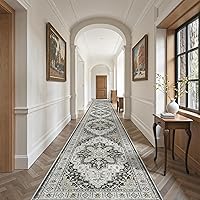 Vista 144 de Madane Alfombra Pasillera Lavable - Alfombras Pasilleras 2x6 para Pasillos de 6 Pies Antideslizante Vintage Alfombra Pasillera de Cocina