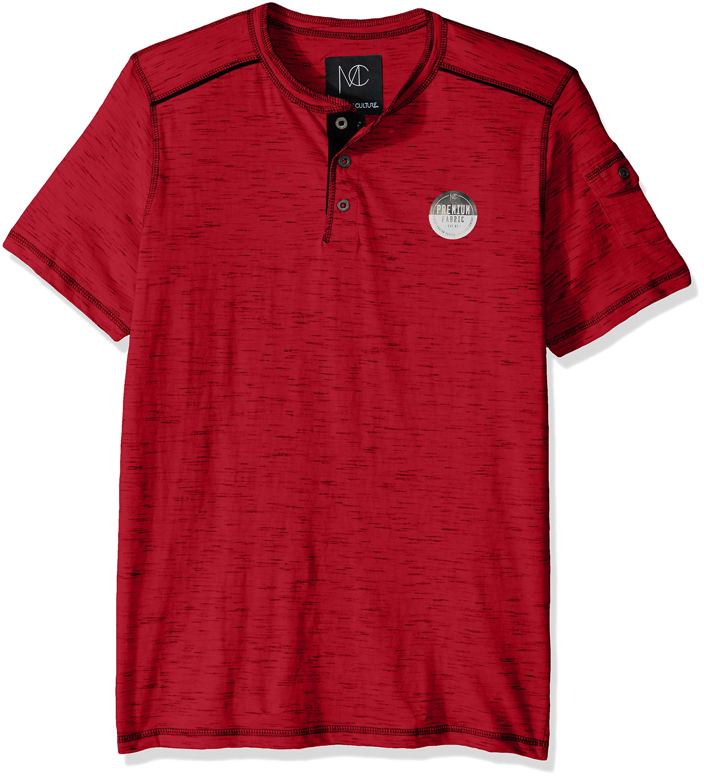 Modern Culture Men's Short Sleeve Henley Shirt