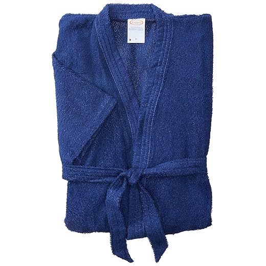 Roupão Felpudo Lepper Malibú Marinho Médio Pacote de 1 Algodão Tradicional