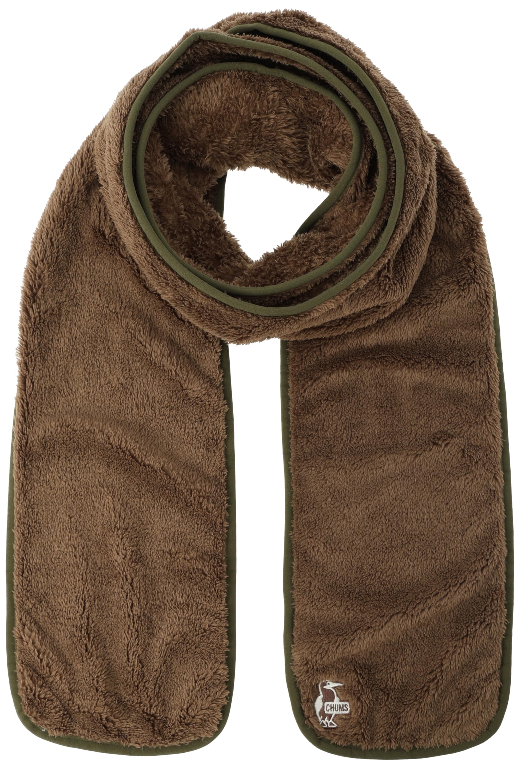 Amazon | [チャムス] キャップ Elmo Fleece Muffler Brown/Khaki