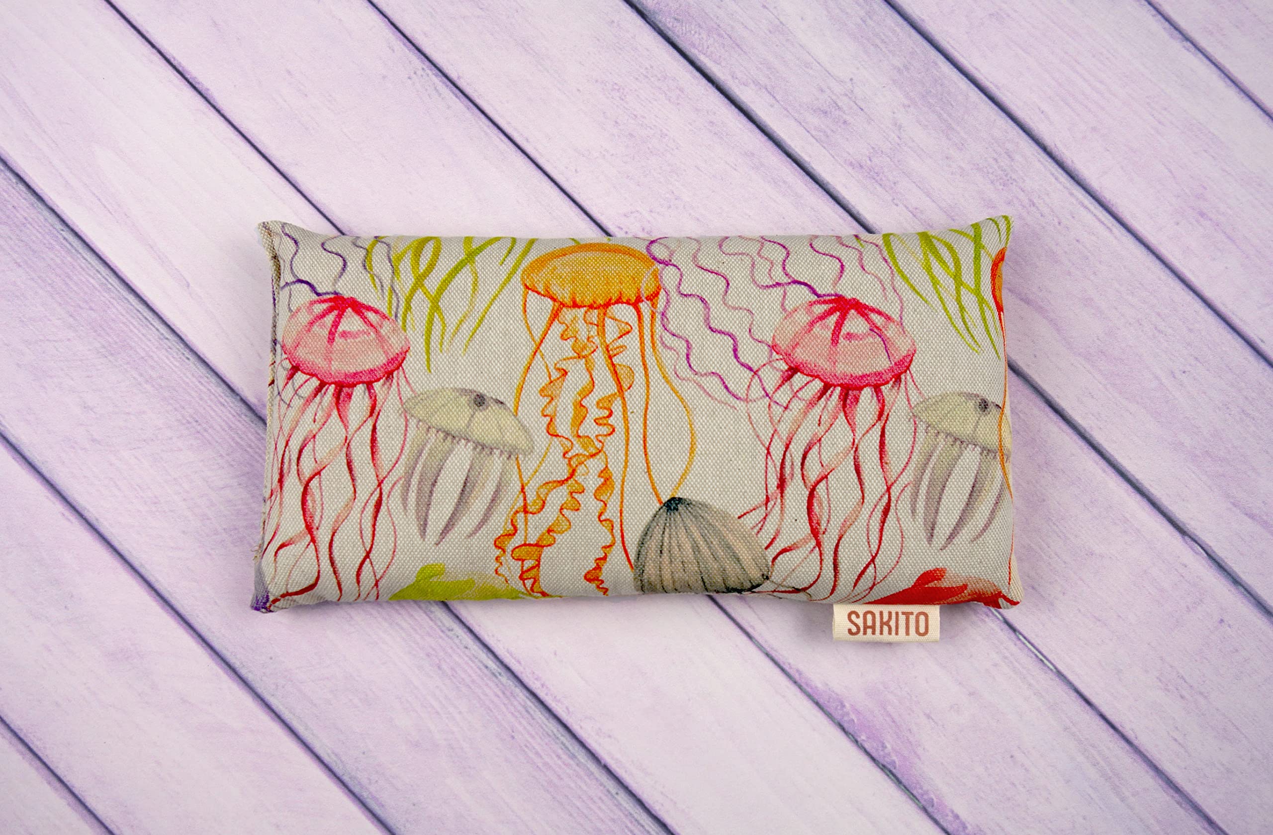 Cuscino Termico Microonde (25x12 cm) - Cuscino Riscaldabile Naturale per Dolori Mestruali - Utilizzo Caldo o Freddo - Elevata Ritenzione del Calore - Tessuto di Qualità - Profumo di Lavanda