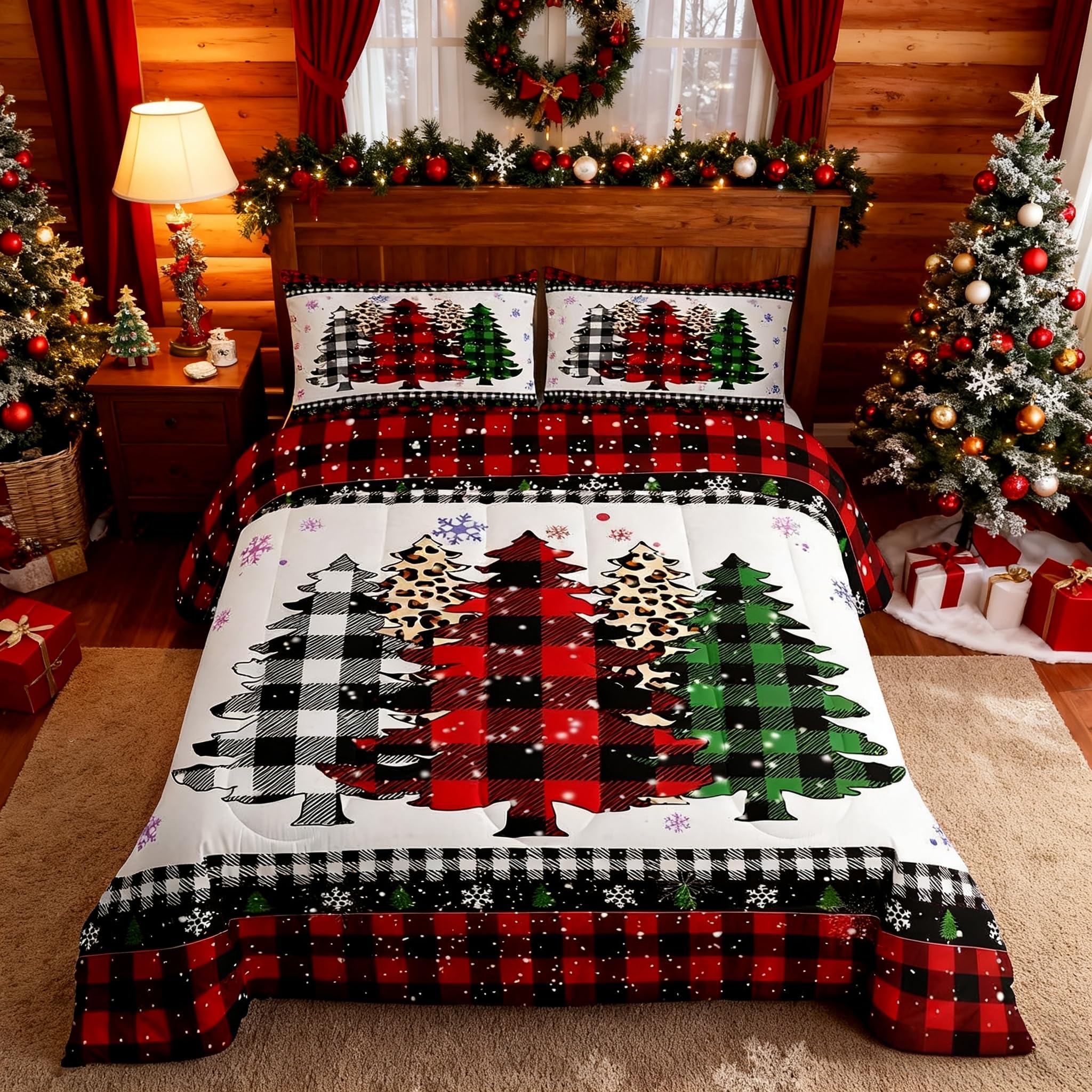 Parure de lit de Noël chalet montagnard pour sublimer la chambre de vos enfants