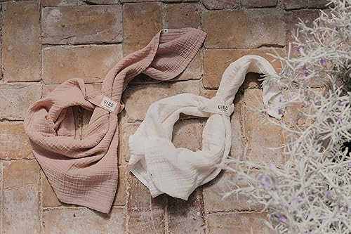 Miniatura 2 de Bibs Cuddle Cloth  Paquete de 2 paños 100% orgánicos  Funda perfecta para lactancia y cambiador  Suave y absorbente  Fabricado en Dinamarca  Mide 27