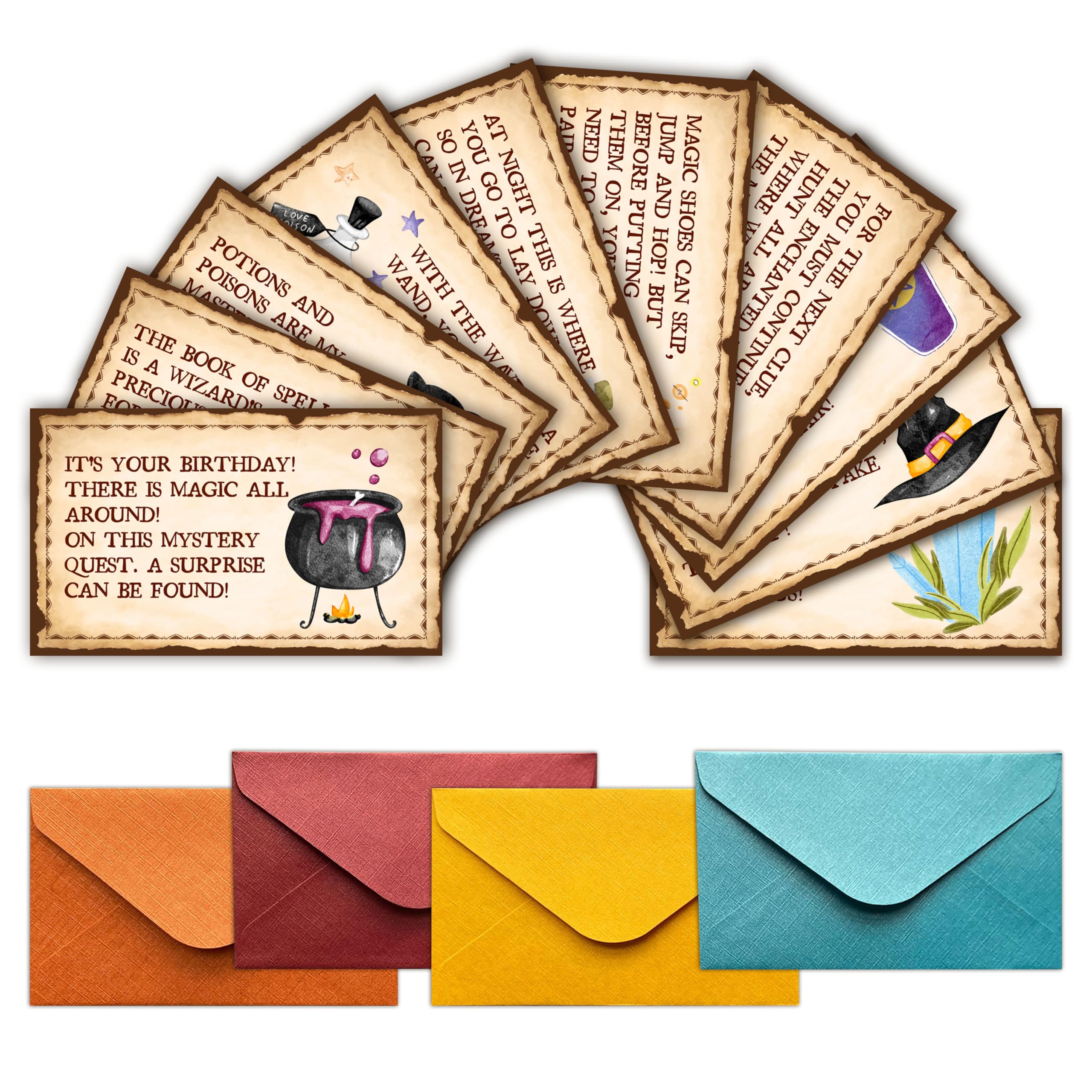 pseuaudo Halloween Scavenger Hunt Game, Halloween Games for Family Treasure Riddle Hunt Game Activities, Halloween Indoor Outdoor Party Games Supplies Activities for Family Friends Gamer, A002