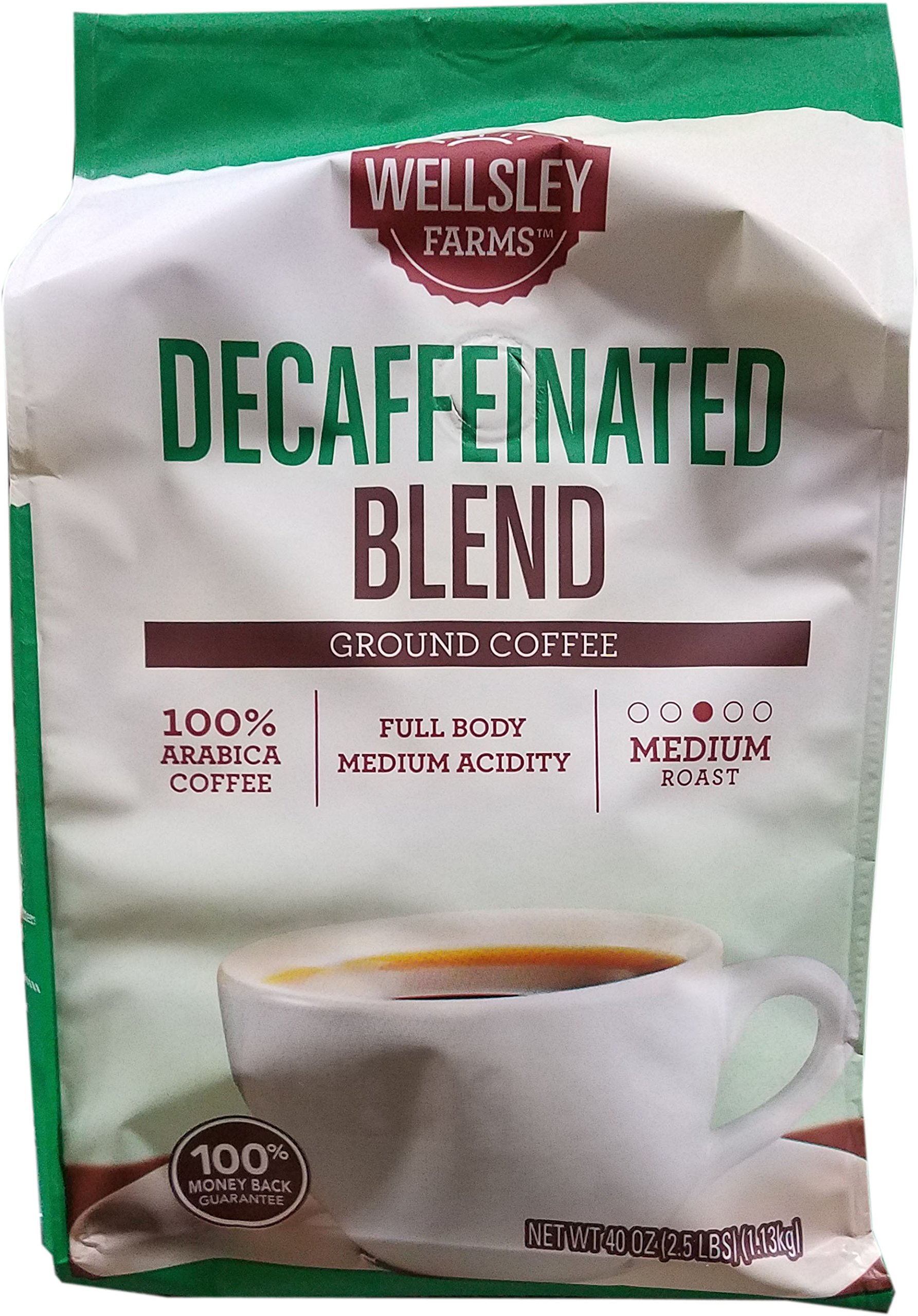 Amazon.com : Wellsley Farms Decaffeinated Medium-Roast Ground