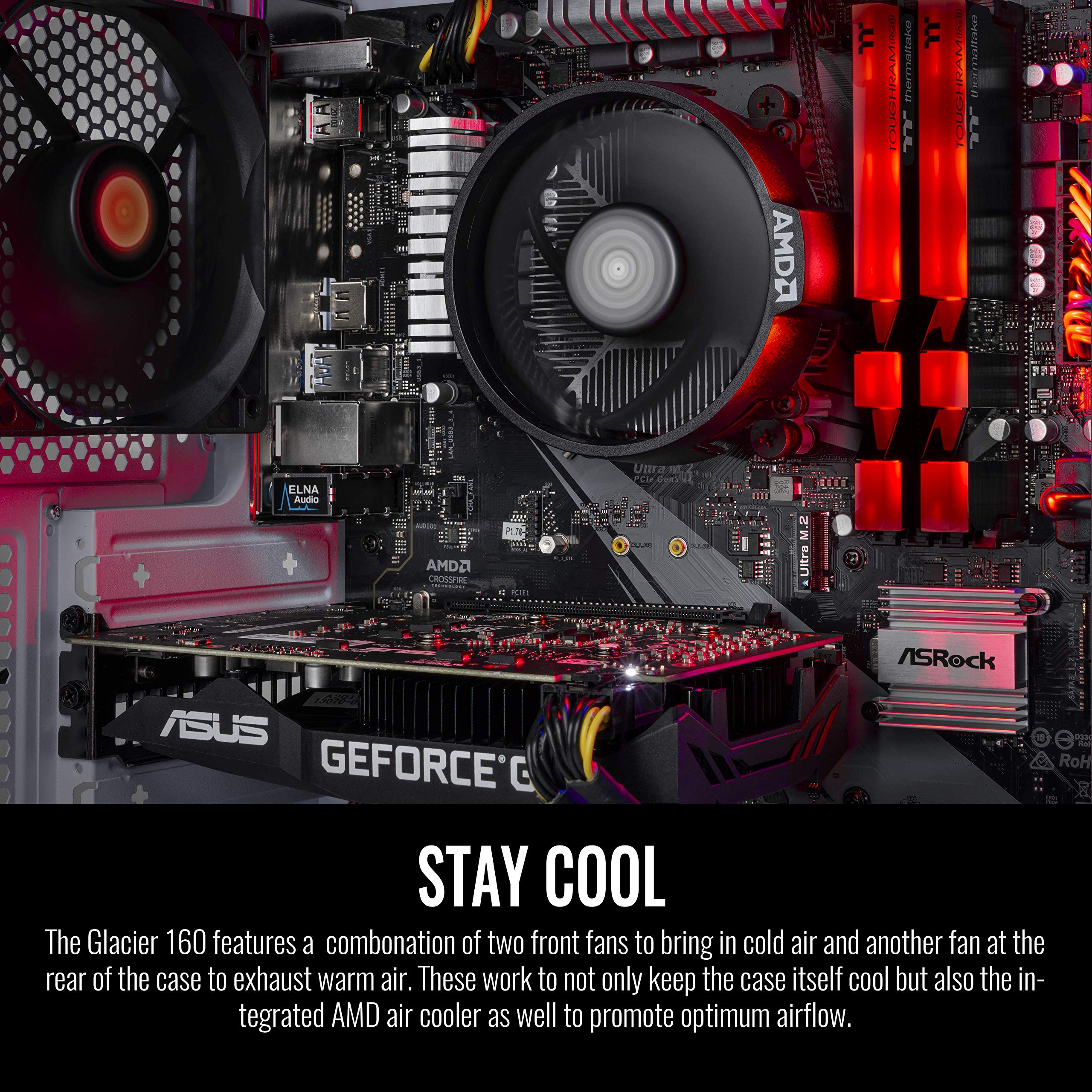 Amazon.com: Thermaltake Glacier 160 Gaming PC (AMD Ryzen 5 3600