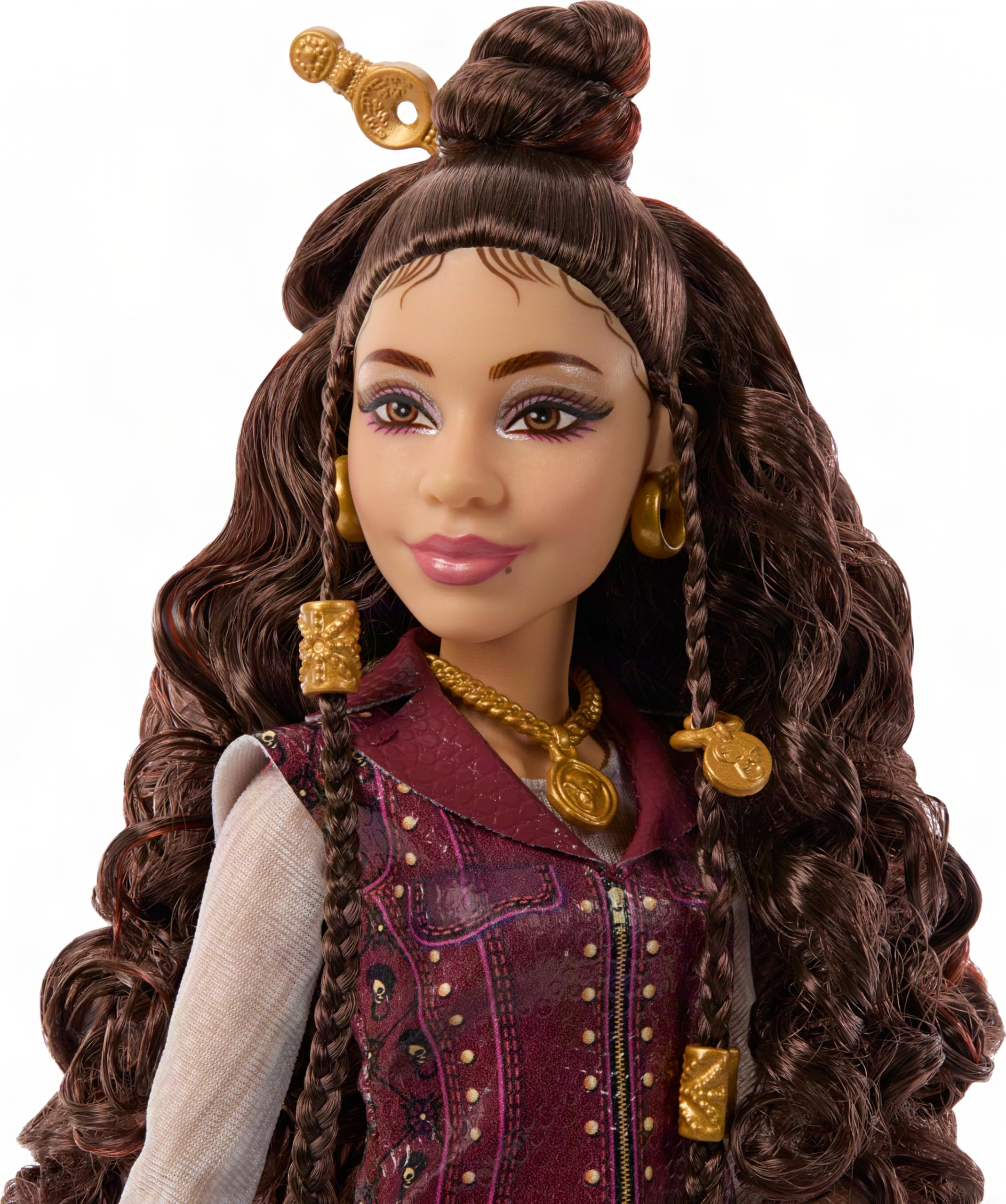 Mattel Disney „Descendants: Wicked Wonderland“ Modepuppe und Accessoires, Hazel Hook, Tochter von Captain Hook mit vom Film inspirierter Kleidung, JMP48