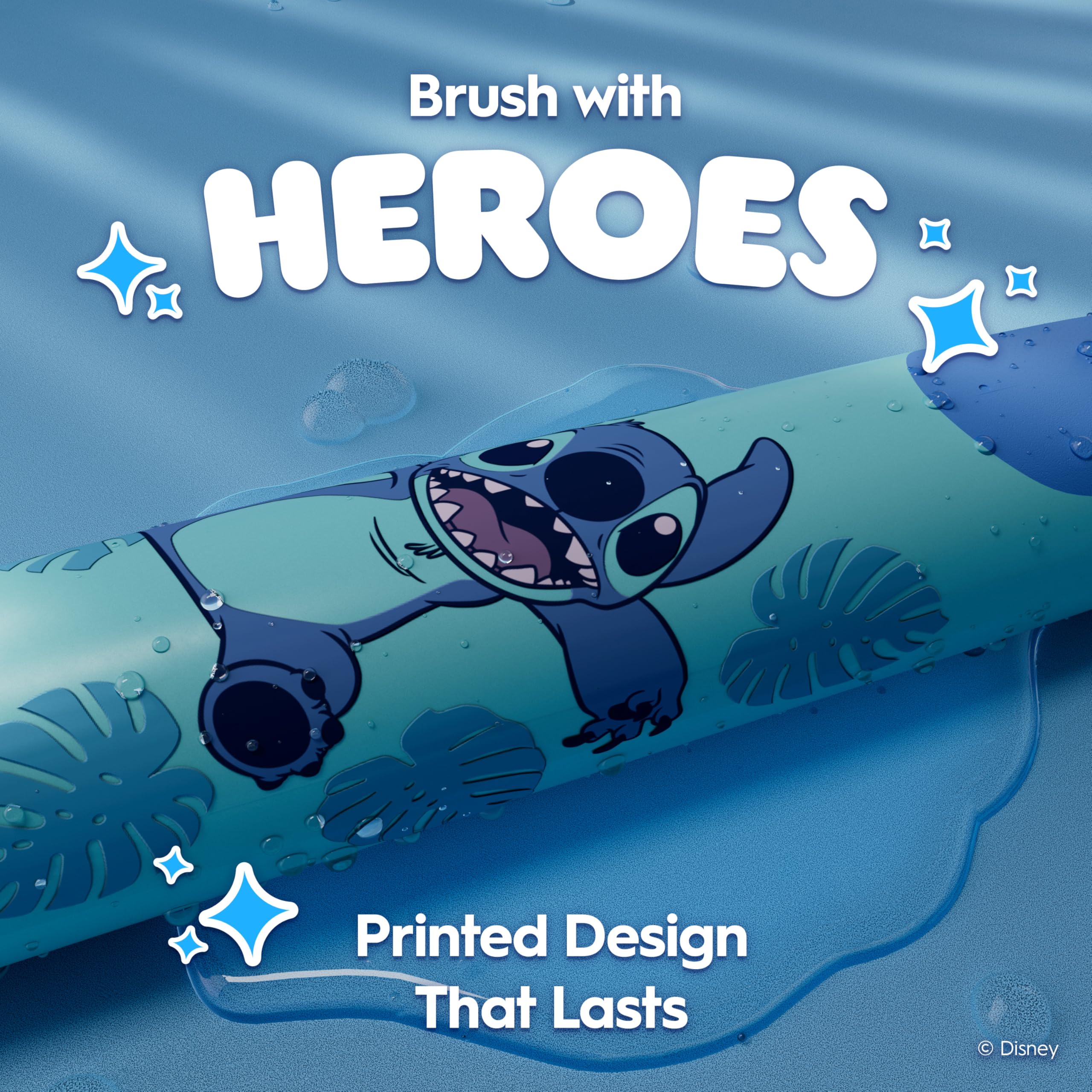 Oral-B iO Kids Limited - Spazzolino da denti elettrico ricaricabile, Stitch - Sensore automatico di pressione - 3 impostazioni di pulizia - Timer musicale - Durata della batteria 28 giorni - Custodia