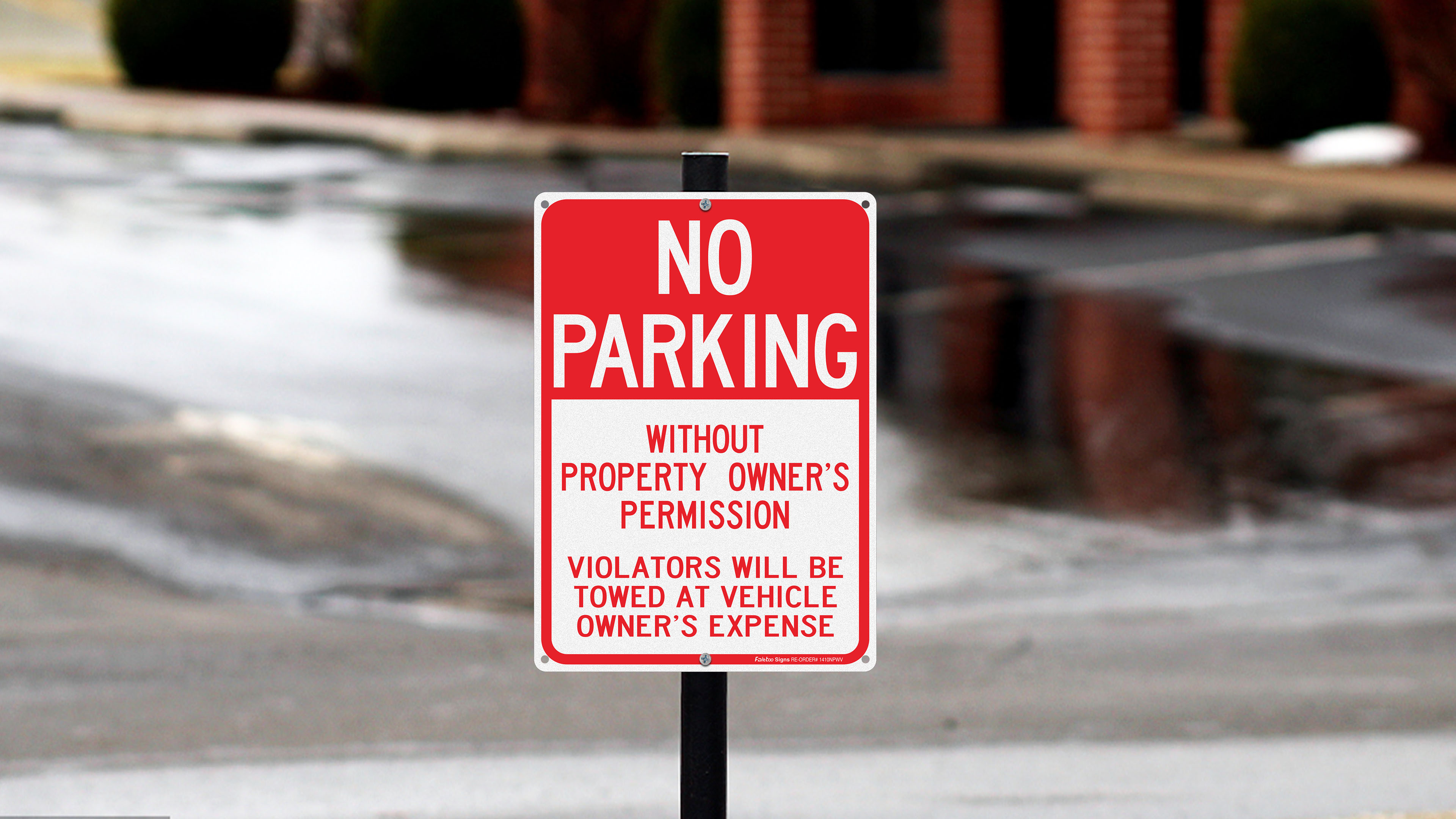 Amazon.com : No Parking Without Property Owner's Permission