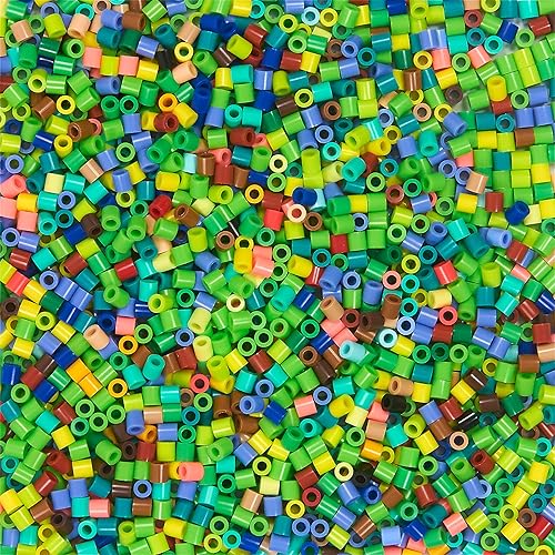 Miniatura 5 de Perler Kit de actividades de cubo de cuentas de dinosaurio para manualidades, 5004 piezas