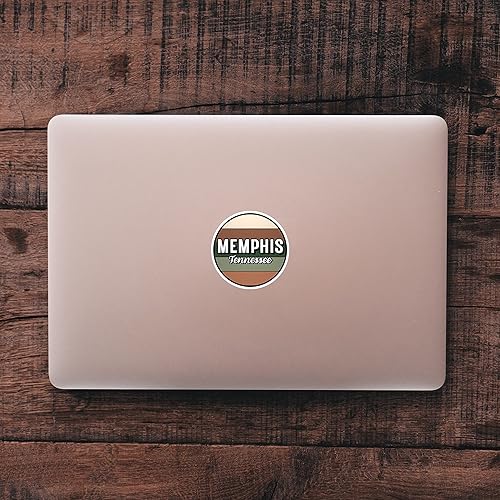 Miniatura 3 de Memphis Tennessee Travel Sticker, 2.5" Multiple Colors, Vinyl Laptop Water Bottle Planner Journal, Collectible Places I've Been, Luggage Decal