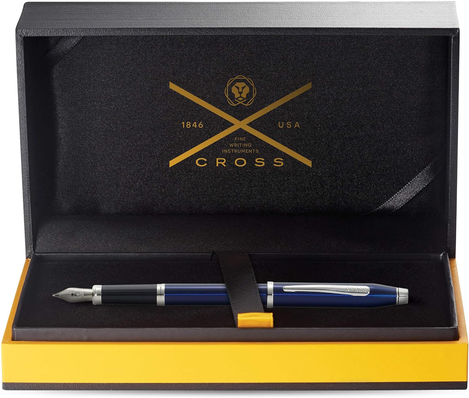 Cross Century II Translucent Cobalt Blue Lacquer Ballpoint Pen