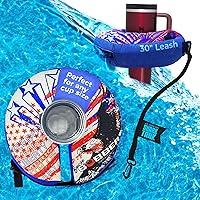 Vista 7 de Soporte inflable flotante para bebidas para piscina, flotadores de barra para bebidas para adultos para sostener latas de cerveza, taza o botella