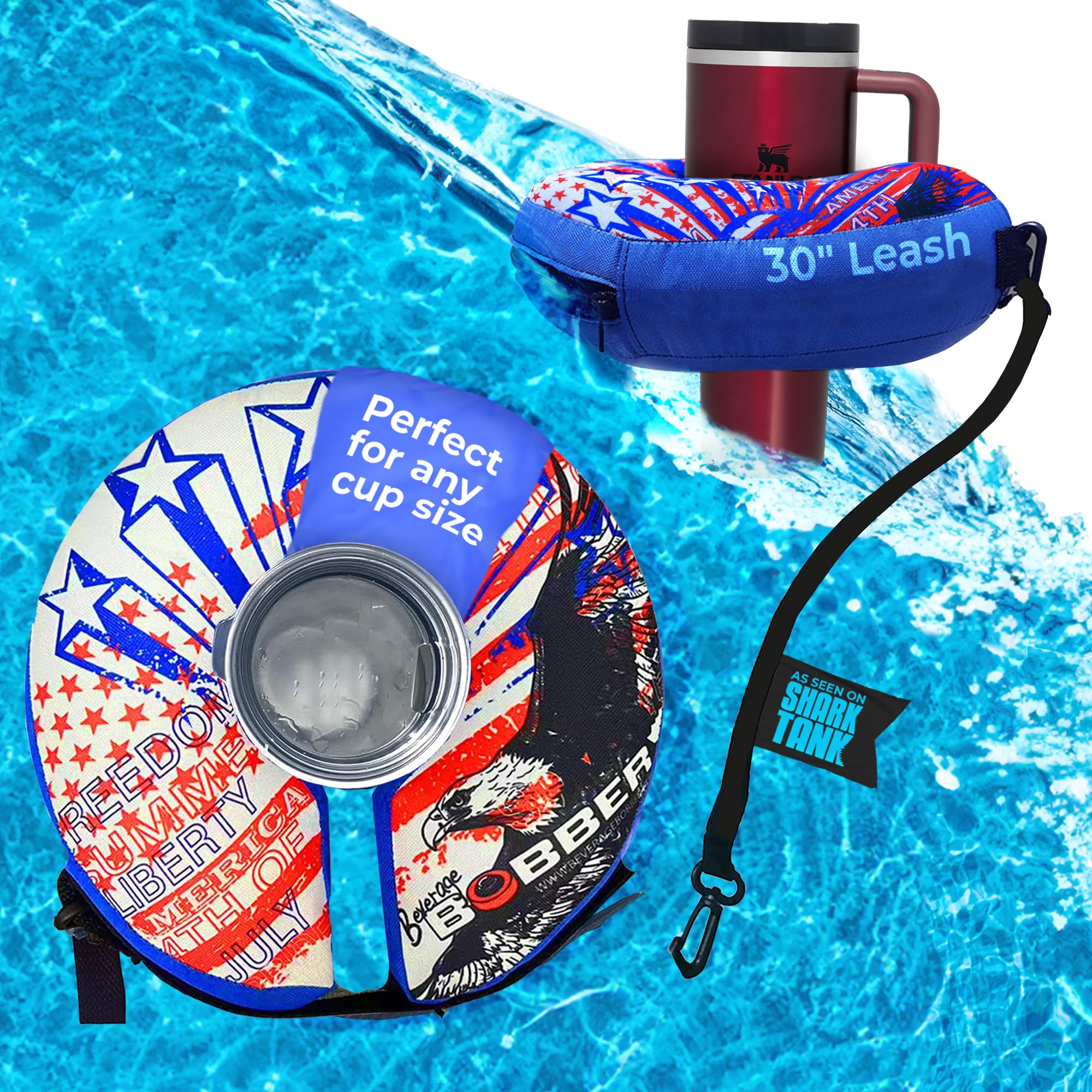 Human Bobber Inflatable Floating Drink Holder for Pool - Drink Float bar floaties for Adults to Hold Beer Can, Cup or Wine Bottle in Hot Tub, Swimming