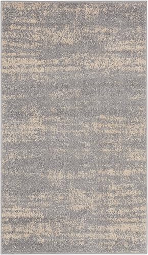 Vista 62 de Nourison Home Essentials - Alfombra moderna de 5 x 7 pies, gris/beige