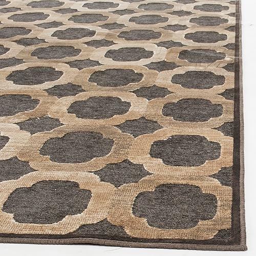 Miniatura 4 de MARTHA STEWART x SAFAVIEH MSR74302 - Alfombra de viscosa de 8 x 10 pies, color antracita, para sala de estar, comedor y dormitorio