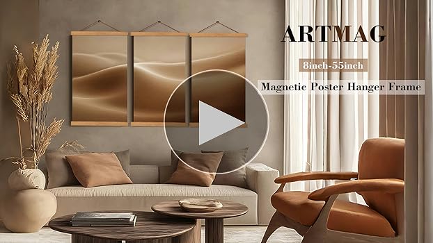 Amazon.com: Artmag Magnetic Poster Hanger Frame, 55x36 55x30
