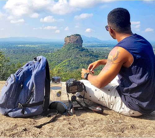 Miniatura 8 de MyEyeglassCase Funda para gafas de sol deportivas y cartera delgada Estuche para gafas grandes semidura con clip para cinturón, bolsa suave y paño