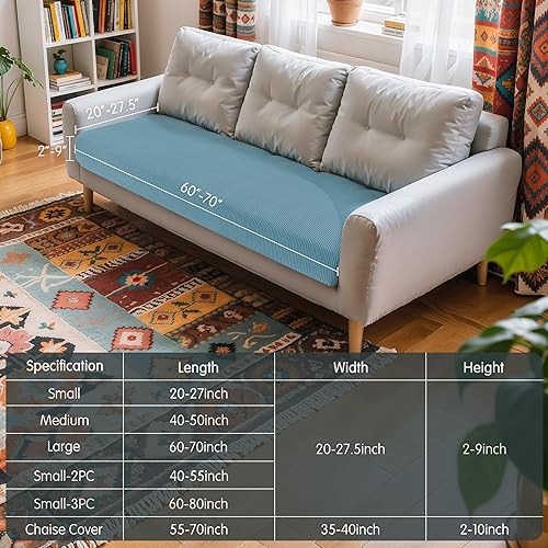 Miniatura 3 de Hokway Funda elástica protectora deslizante para cojinessofá