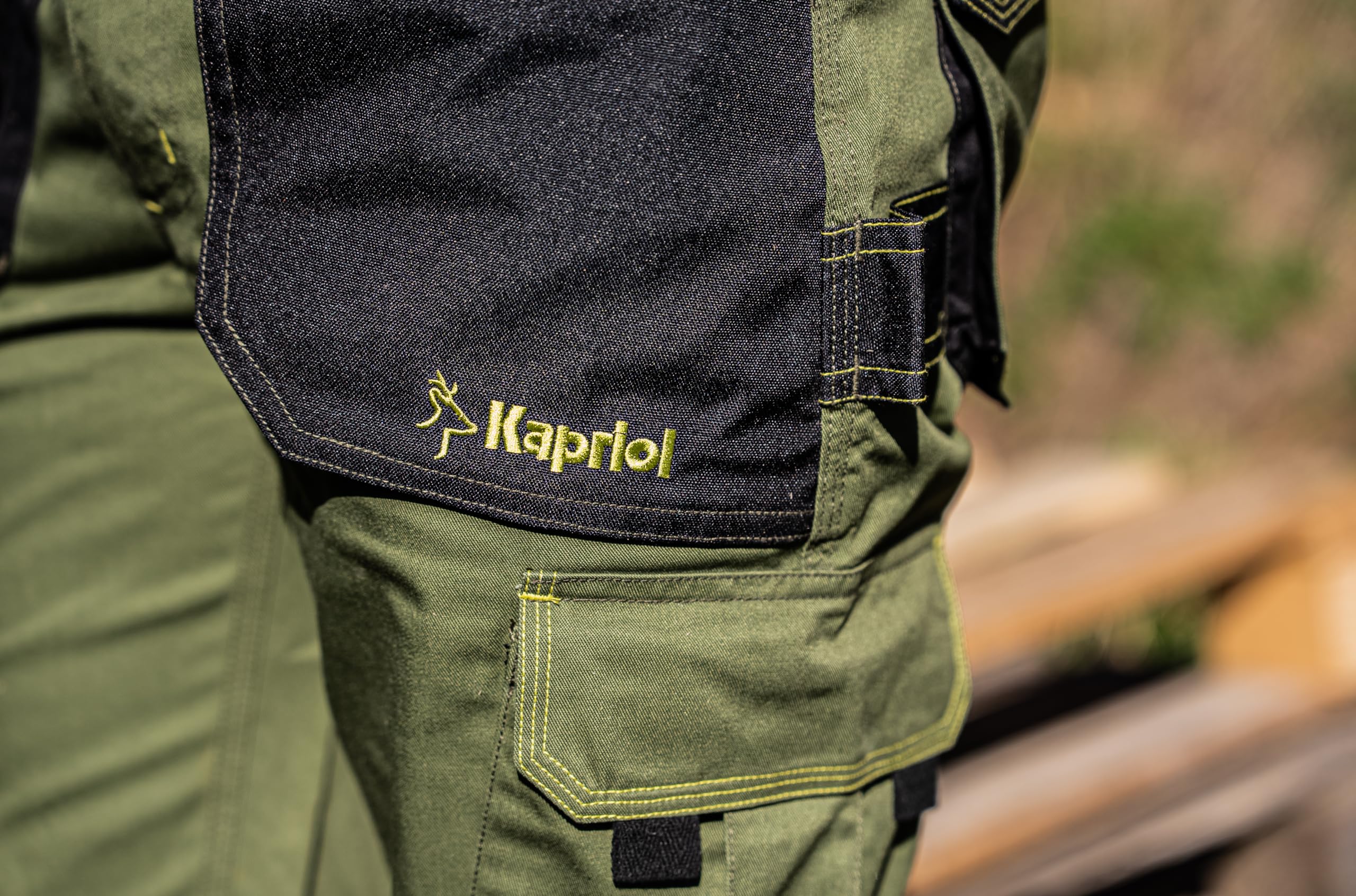 KAPRIOL Slick Trousers Green L, Verde, L