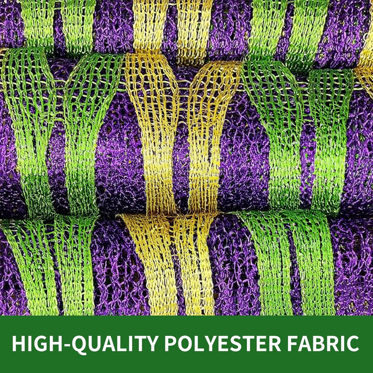 Mardi Gras Outfit for Women – Purple Green Gold Poncho Shawl Scarf with Matching Tassel Earrings and Mask, Lightweight Masquerade Cloak & Mardi Gras Accessories Set for Carnival Party Parade - Image 5