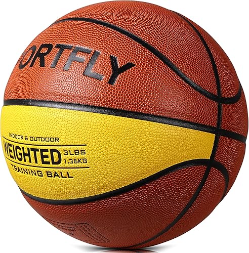 Miniatura 2 de Basketball Weighted 1.3kg Auxiliary Heavy Ball 3lbs Size 7 for Indoor and Outdoor Training, Training Heavy Basketball for Improving Dribbling and