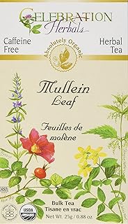 Celebration Herbals Mullein Leaf Organic Bulk Tea 25 gm.88OZ
