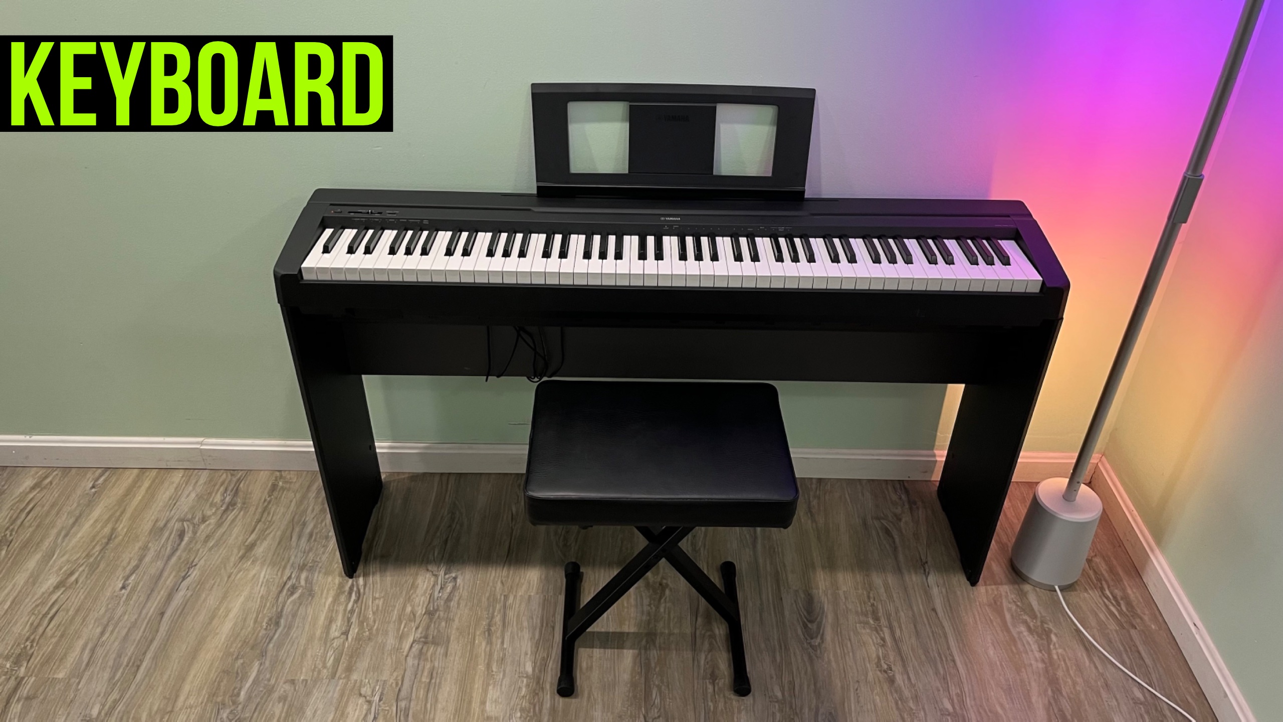 Watch We love the Yamaha P45 set. It has a stand and a bench. on