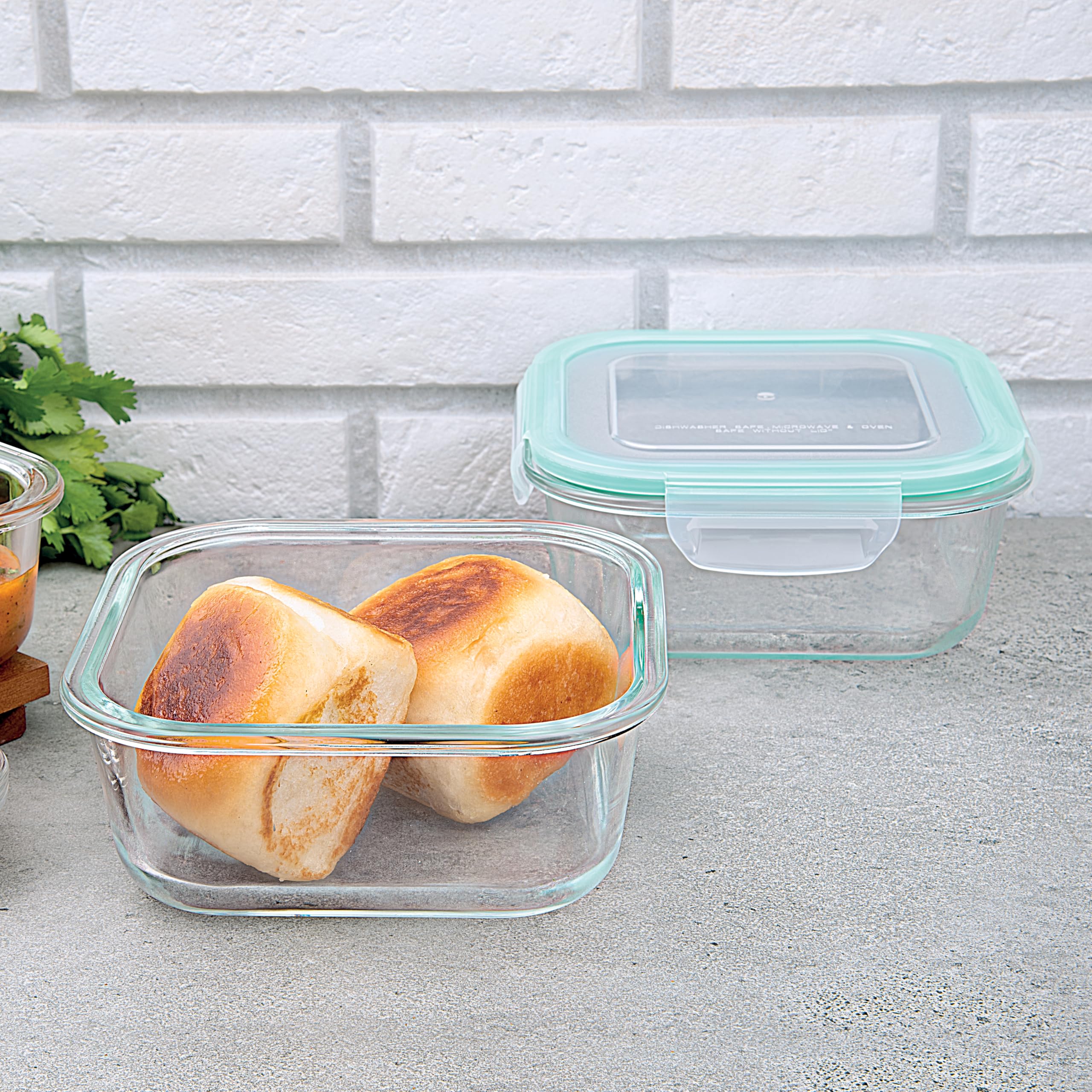 La Opala Cook Serve Store 100% Borosilicate Glass Storage Container | Clip N Store with Air-Tight Snap Lid | Square 800 ml | Microwave & Oven Proof | Dishwasher & Freezer Proof | Transparent (B0BWRTSGT6) Amazon Price History, Amazon Price Tracker