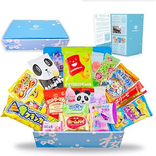 Japanese Snacks & Candy 20 Piece Dagashi Set (Box)
