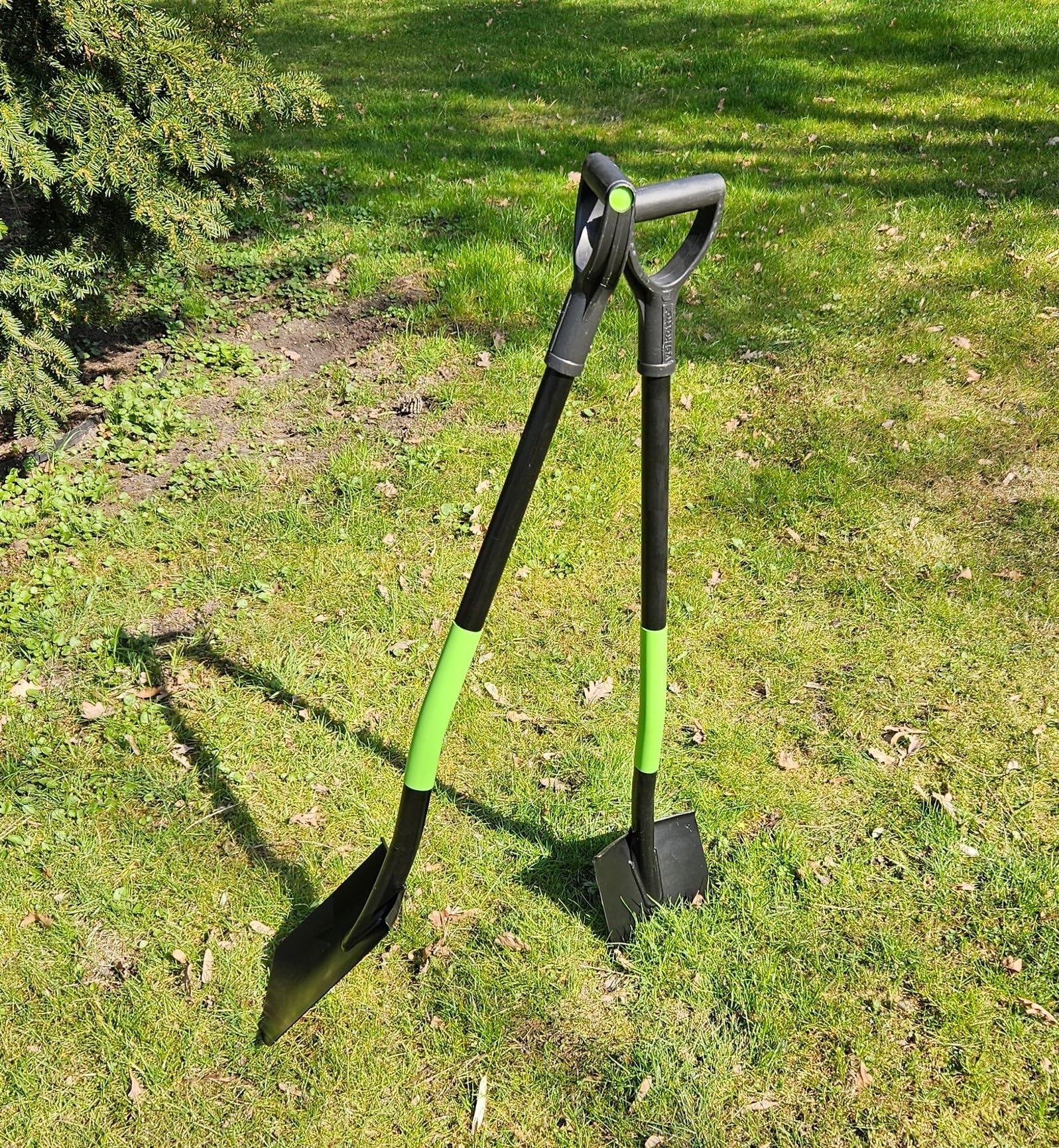 Mivos Piccola paletta a punta – mini vanga a punta per lavori di giardinaggio e costruzione – vanga corta – vanga pionieristica