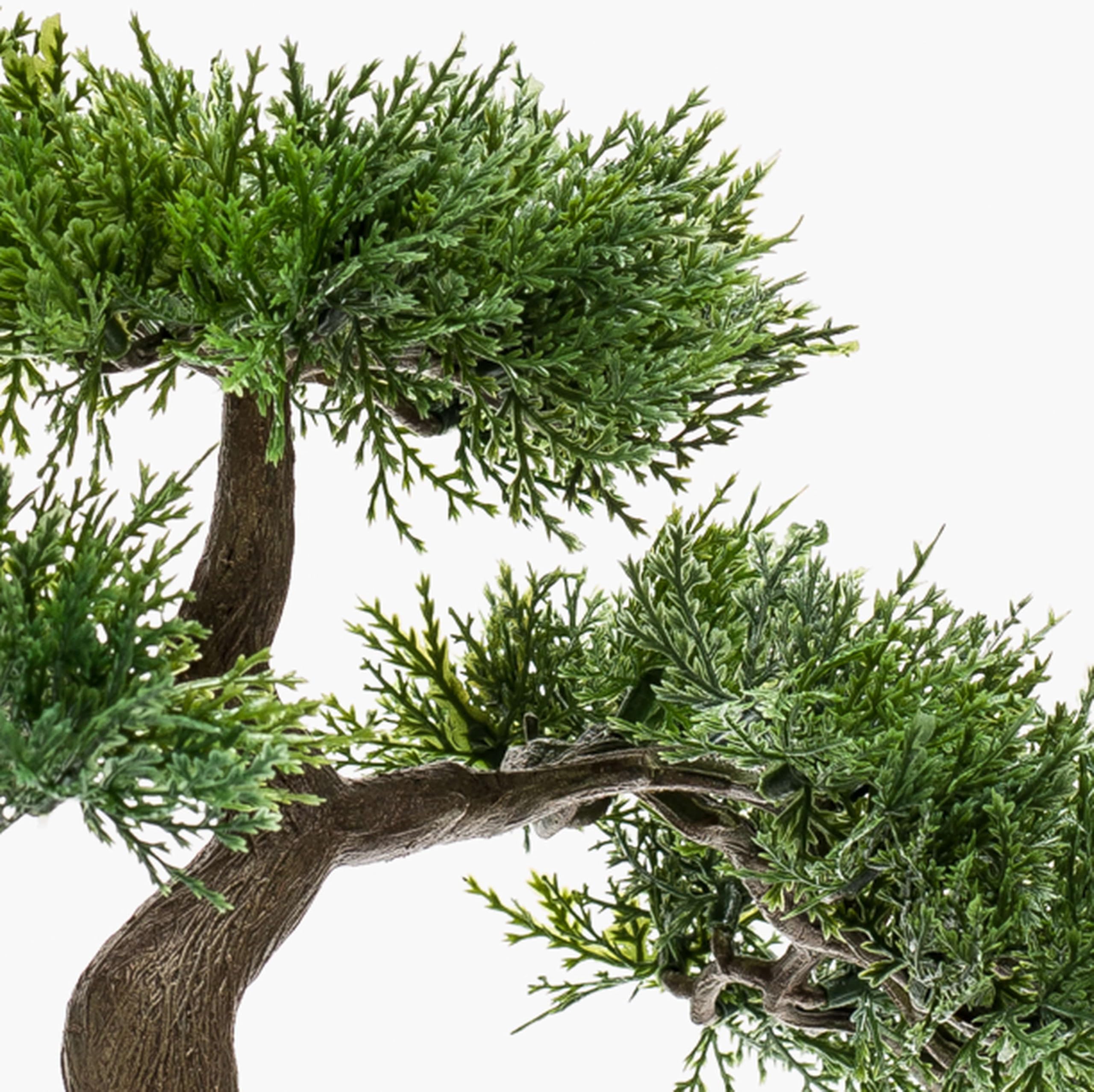 Amazon.de: artplants.de Kunst Bonsai Zeder Adara im Keramiktopf, 35cm -  Deko Konifere Bonsai - Knstlicher Cedrus Bonsai